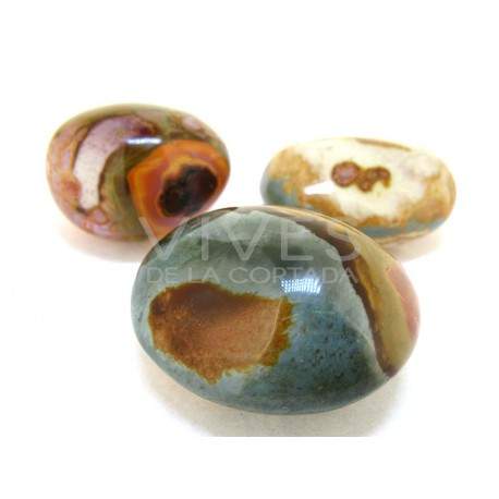 Polychrome Jasper Rhodies (8x5cm approx) 250gr pack