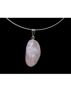 Pendentif Filmé à partir de Quartz Rosa