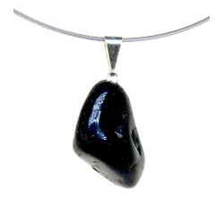 Colgante Rodado de Turmalina Negra