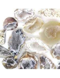 Mini Geoda de Ágata Cristalizada (250g)