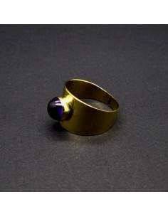 Anillo de Bronce con Amatista 2