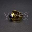 Anillo de Bronce con Amatista -16-