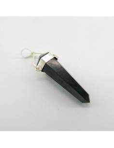 Pendentif de Shungit Bitermined - Plaqué argent 2