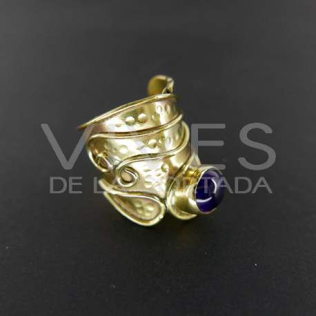 Ring of Bronze with Amethyst -12.1-