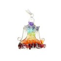 Pendant Buddha with Tree of Life Chakras - Silver Bath