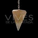 Pendulum Faceted of Quartz Rutilado
