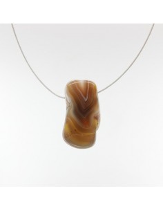 Pendentif Agate trouée 2