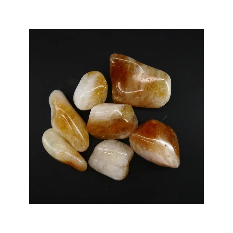 Rodados de Citrino Calentado 5x4cm (pack 250gr)