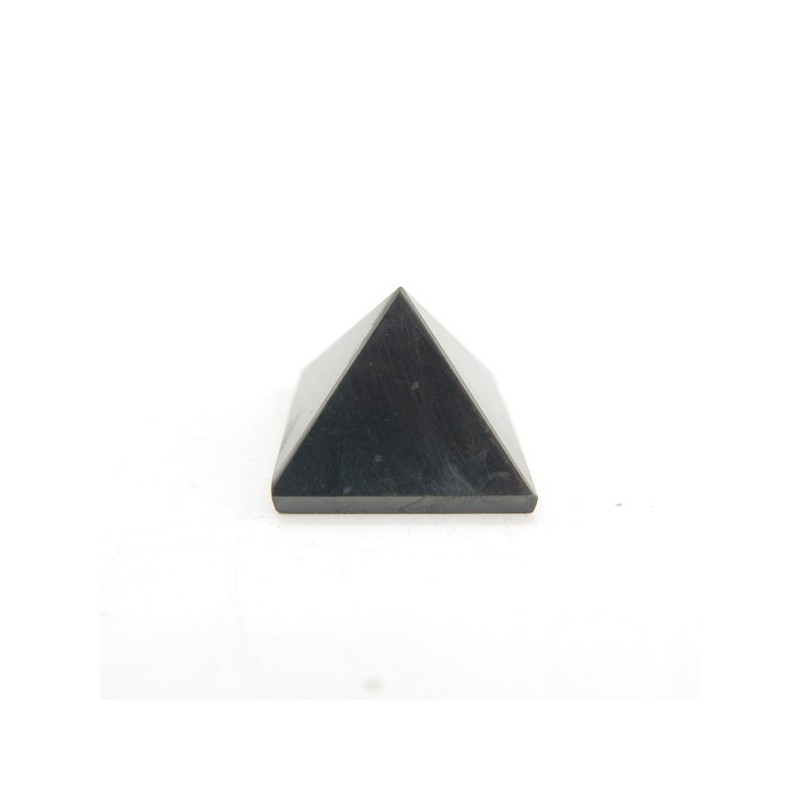Pirámide de Shungit Pequeña Pulida 2,5x2,5cm