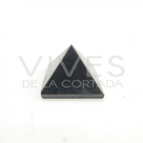 Pirâmide pequena de shungite polida 2,5x2,5cm