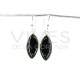 Boucles d’oreilles Big Smooth Eye Onyx - Sterling Silver 925