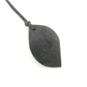Pendant of Shungit Leaf