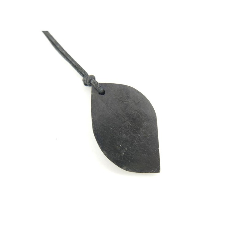 Colgante de Shungit Hoja