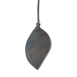 Colgante de Shungit Hoja