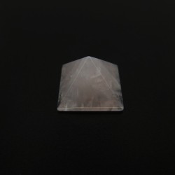 Pirámide de Cuarzo Rosa 2,5x2,5cm