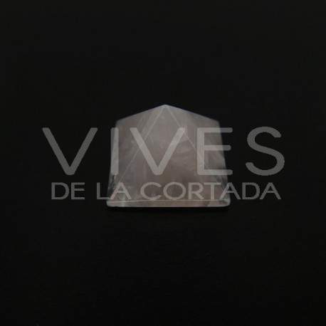 Pirámide de Cuarzo Rosa 2,5x2,5cm