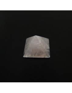 Pirâmide de Quartzo Rosa 2,5x2,5cm