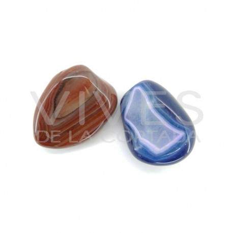 Dyed Agate Tumbled Mix 4x3cm (250gr pack)