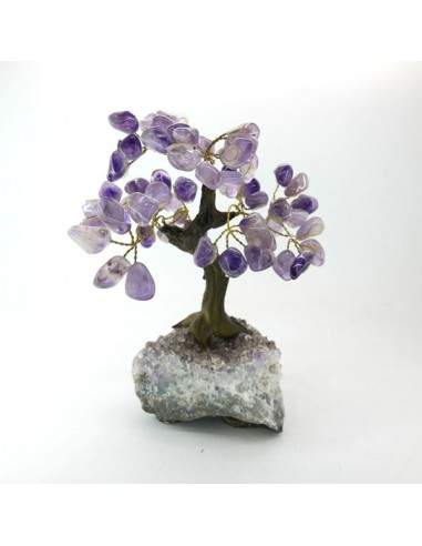 Amethyst Tree Small with Druse Base
