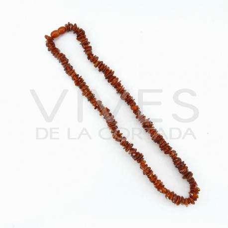 Necklace Dark Amber Chip 45cm