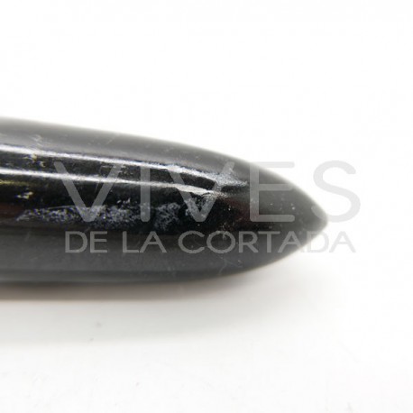 Massajador médio de turmalina preta