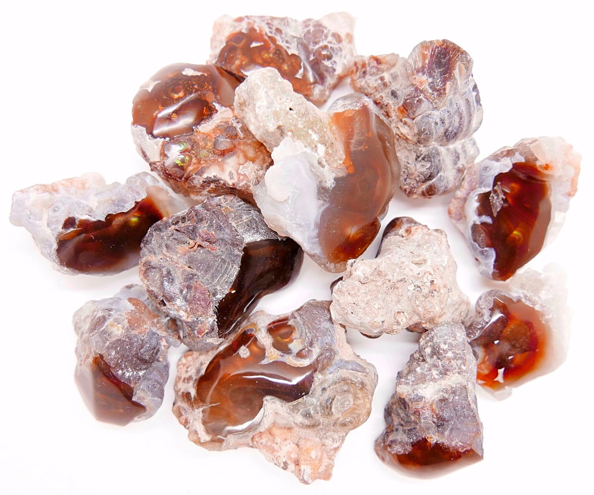 Ágata de Fuego - 2 (Silicatos · Tectosilicatos)