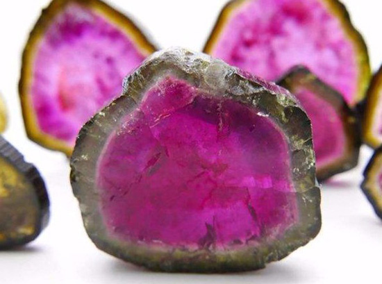 Turmalina Sandía - 2 (Silicatos - ciclosilicatos)