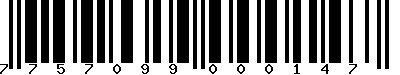 EAN-13 : 7757099000147