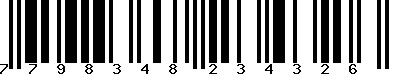EAN-13 : 7798348234326