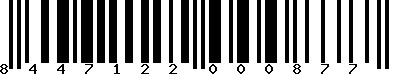 EAN-13 : 8447122000877