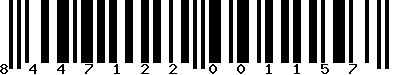 EAN-13 : 8447122001157