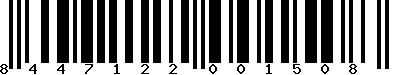 EAN-13 : 8447122001508