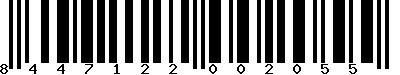 EAN-13 : 8447122002055