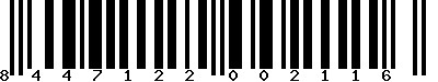 EAN-13 : 8447122002116