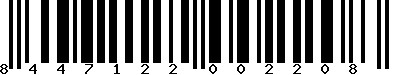 EAN-13 : 8447122002208