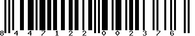 EAN-13 : 8447122002376