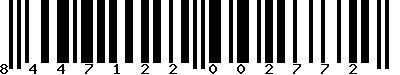 EAN-13 : 8447122002772