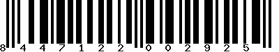 EAN-13 : 8447122002925