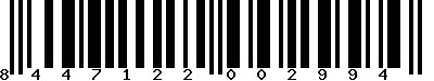 EAN-13 : 8447122002994