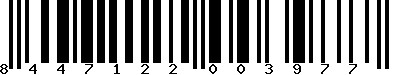EAN-13 : 8447122003977