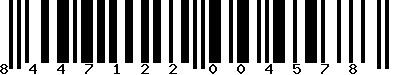EAN-13 : 8447122004578