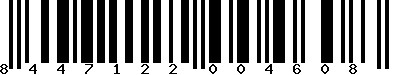 EAN-13 : 8447122004608