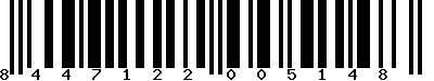 EAN-13 : 8447122005148