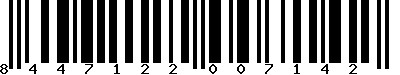 EAN-13 : 8447122007142