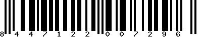 EAN-13 : 8447122007296