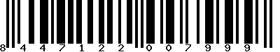 EAN-13 : 8447122007999