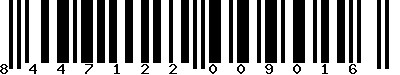 EAN-13 : 8447122009016