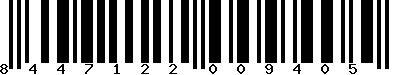 EAN-13 : 8447122009405