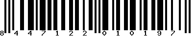 EAN-13 : 8447122010197
