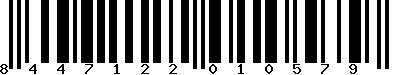 EAN-13 : 8447122010579